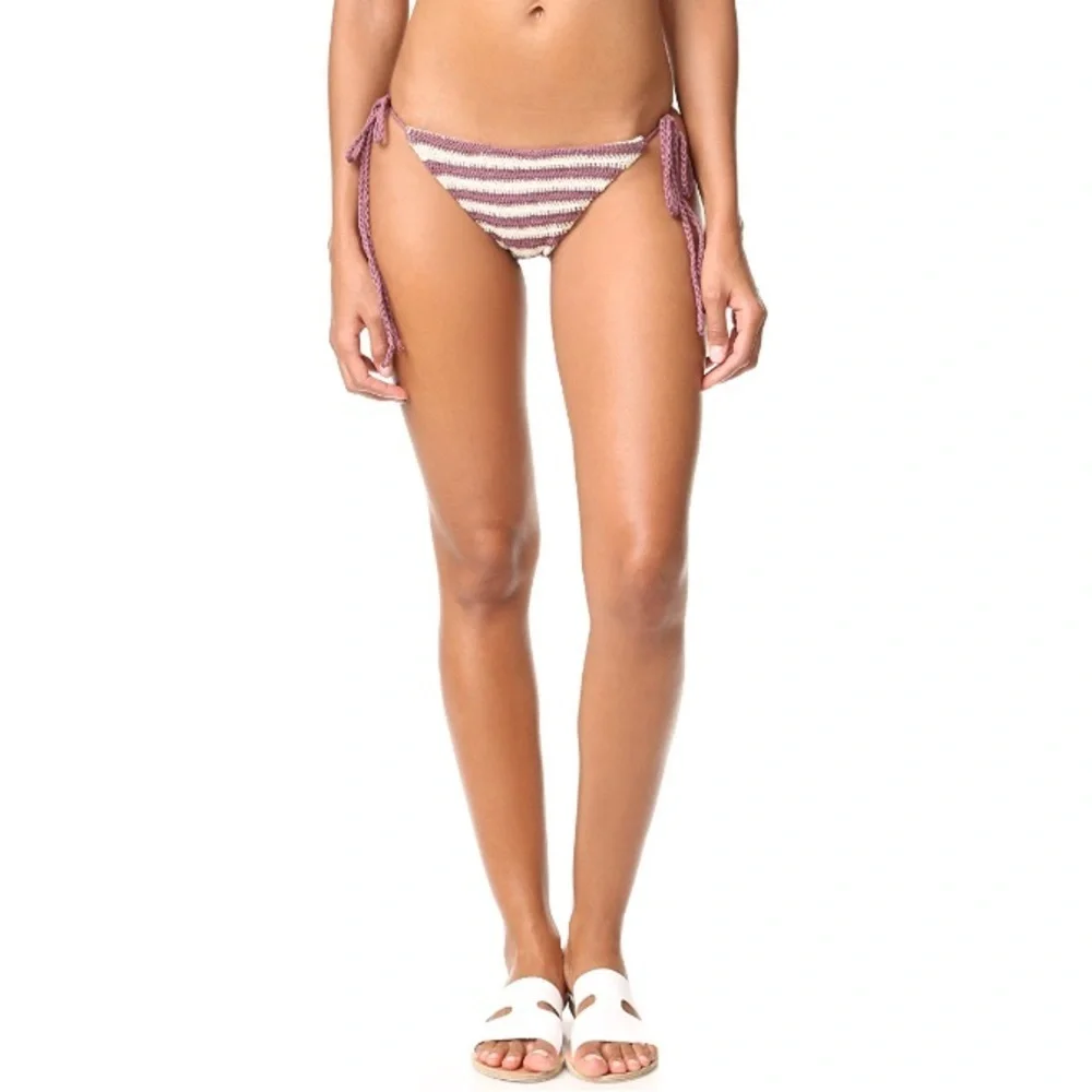 NEW • Mara Hoffman • Stripe Crochet Bikini Bottom